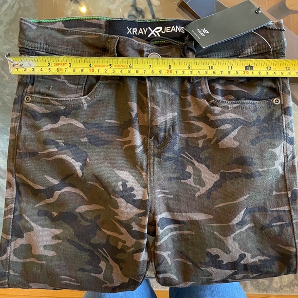NWT Xray Jeans Moto Pants - Olive Camo- Kid Size 14- Slim Fit - Picture 7 of 7